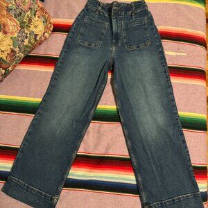 Bagatelle Wide-Leg Jeans Size 26 (X-Small 2-4) Petite Comfy Soft Stretchy